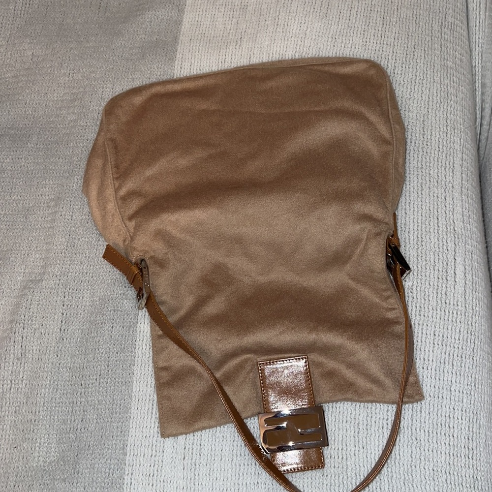 FENDI cashmere Zucca Mama Baguette Bag - Picture 11 of 13